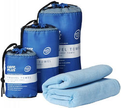 CarePlus Travel Towel Face Microfiber Blue 120x60cm.