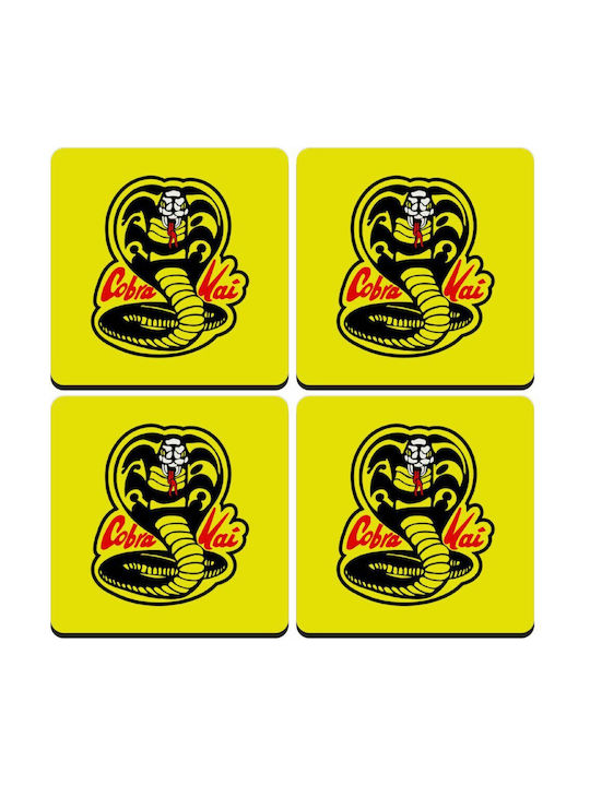 Koupakoupa Cobra Kai Сувенир Дърво Жълт 4бр