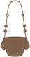 School Lunch Bag Handbag Brown 18x11x20cm