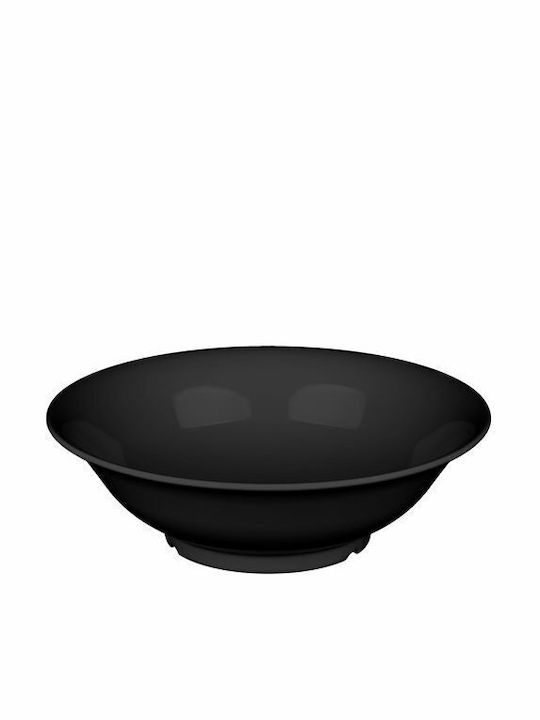 Melamine Salad Bowl Black 20x20x7cm