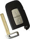 Kia Car Key Shell with Blade with 2 Buttons Key for Smart