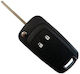 Foldable Car Key Shell with Blade with 2 Buttons for Chevrolet