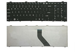 Πληκτρολόγιο για Fujitsu without Frame English (US) Black (EE1604)