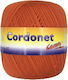 Lama Knitting Yarn Lace Thread Cotton Orange 330m 100g Lama Cordonet 961