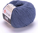 YarnArt Strickgarn Blau 160m 50gr