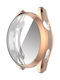Electroplated Silicone Case with Glass in Rose Gold color for Huawei Watch 3