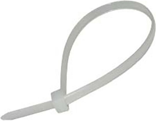 KSS Cable Ties Plastic 150mm x 3.6mm in White Colour (100 pcs) (02.012.0043)