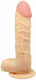 Charmly Toy Ρεαλιστικό Dildo με Όρχεις και Βεντούζα Flesh 25cm
