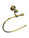 Wall-mounted Paper Holder Metallic Gold