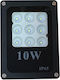 Smd Στεγανός Προβολέας LED 10W Ψυχρό Λευκό 6500K IP66