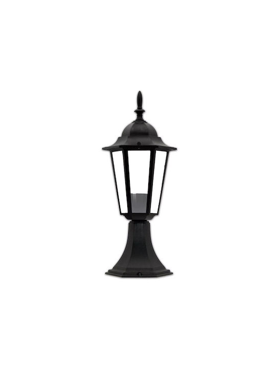 Polux Außenstehlampe Laterna Außenbereich 20W IP43 Für E27 Fassung Schwarz