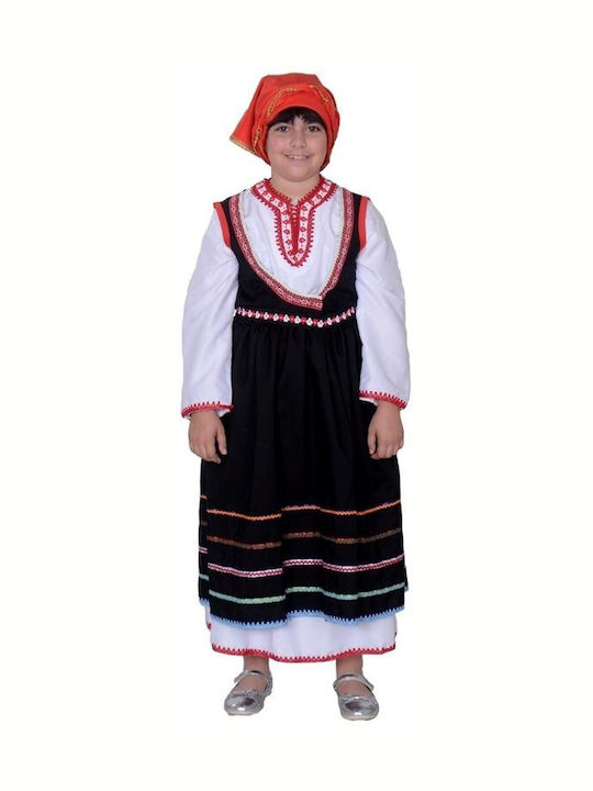 Traditional Kids Costume Rhodes & Dodecanese with Scarf