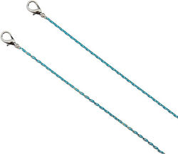 Chain for Protection Mask Hangcord Light Blue 1buc NW-8