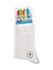 Jokers Damen Einfarbige Socken Weiß 1Pack