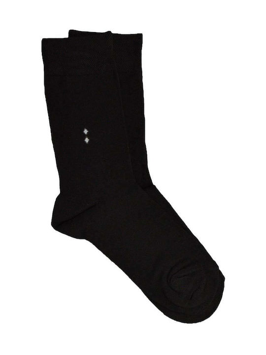 Potre Herren Einfarbige Socken Schwarz 1Pack