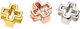 Nuova Vita Metallic Threaded Motif for Jewelry in Shape Cross Set 50pcs