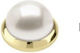 Dyrberg/Kern Bud Sg Metallic Jewelry Material in Shape Pearl
