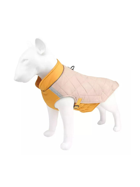 Haine pentru câini Beige cu Lungimea Spateului 60 cm