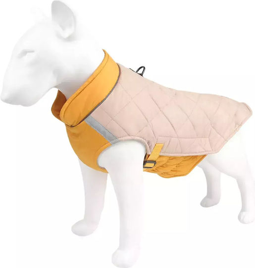 Beige Dog Coat with 60cm Back Length