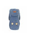 Blue Dog Coat with Hood with 25cm Back Length