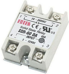 Solid State Βιομηχανικό Ρελέ Λυχνίας SSR-60DA