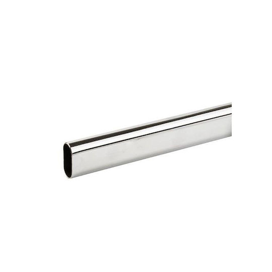 Element-System Βραχίονας Ραφιέρας Ασημί με 3 Άγκιστρα Μ300xΠ3.5εκ.