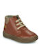 Helmet Kids Boots with Laces Brown