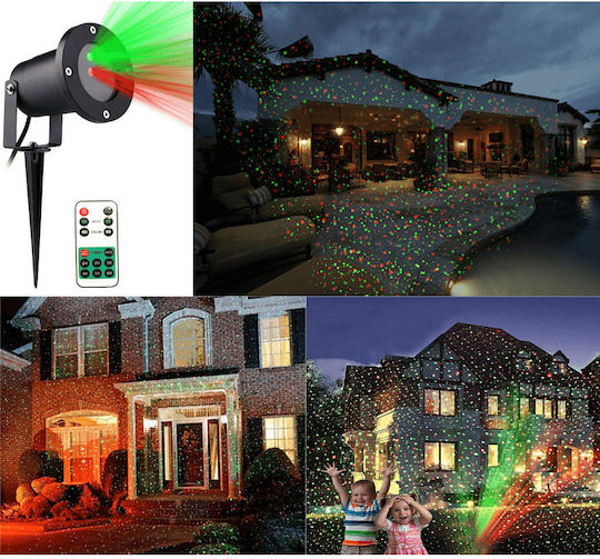 Christmas Spotlight Laser IP44 Outdoor with Remote Control