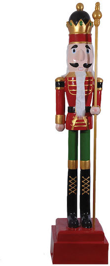 Weihnachts-Nussknacker Mehrfarbig aus Hölzernes Höhe 120cm.