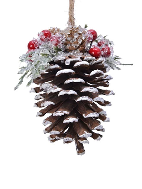 Weihnachtsdekoration Holz Kiefer Länge 13cm.