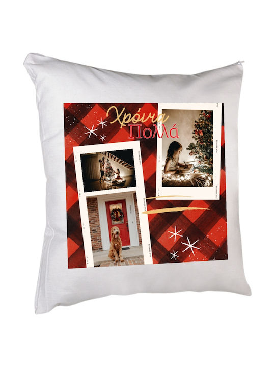 Bestsub Christmas Decorative Pillow Square Whit...