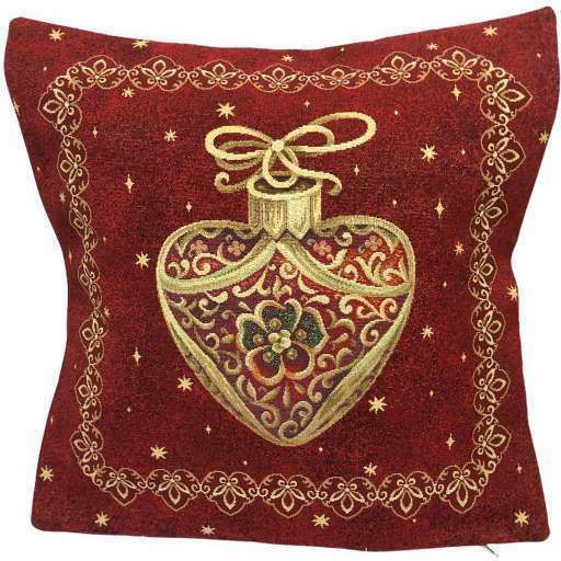 Коледна Декоративна Възглавница Квадрат Многоцветен 45x45cm