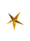 Paper Christmas Decorative Pendant Star 60x60x60cm Gold
