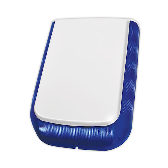 Irene Basic V2 Wh Bl Alarm Siren Battery Outdoor 125dB 10-15V with Blue Light