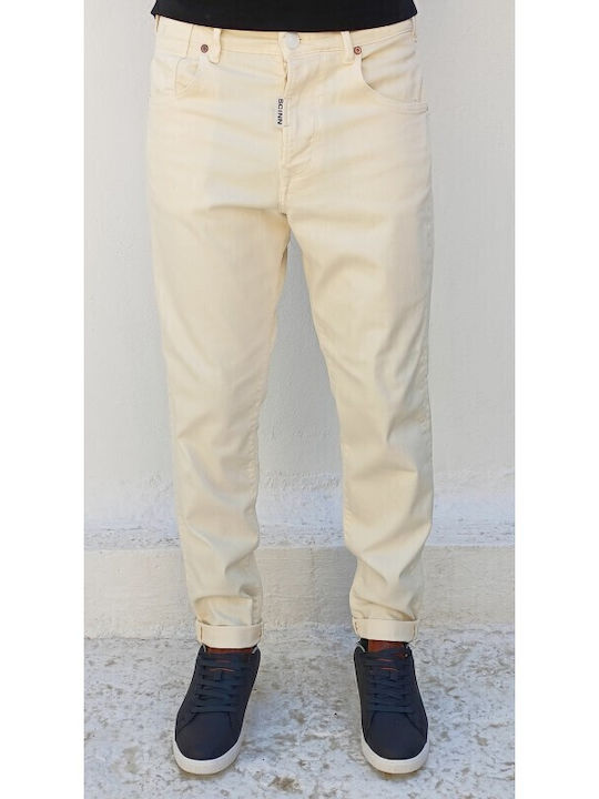 Cobain 123 Men's Jeans Pants Elastic with Loose Fit Blue