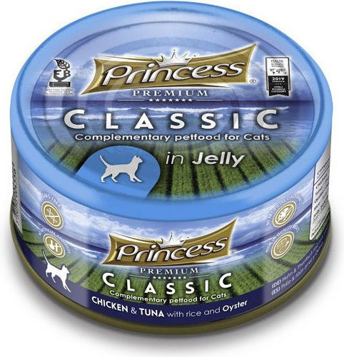 Princess Classic Hrana Pentru Pisici Umedă În Conservă Cu Ton, Homar, Pui Și Orez 170gr
