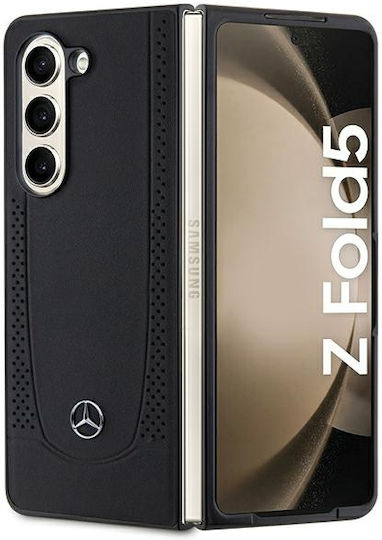 Mercedes-Benz Umschlag Rückseite Kunststoff Schwarz (Galaxy Z Fold5)