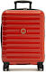 Delsey Shadow Cabin Travel Suitcase Hard Red wi...