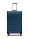 Travelite Skaii Skaii Großer Reisekoffer Weichschalen Blue mit 4 Räder Höhe 78cm