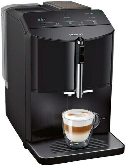 Siemens Αυτόματη Μηχανή Espresso 1300W Πίεσης 15bar με Μύλο Άλεσης Μαύρη TF301E09