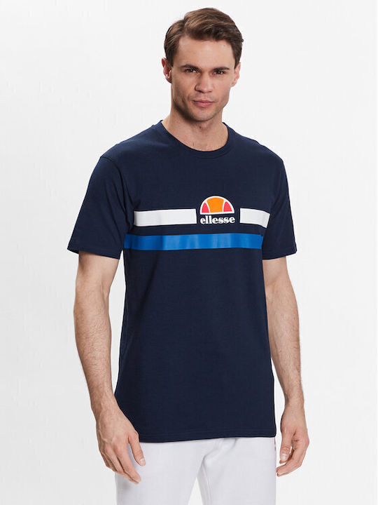 Ellesse Aprel Shr06453 Bluza Bărbătească cu Mânecă Scurtă Albastru închis