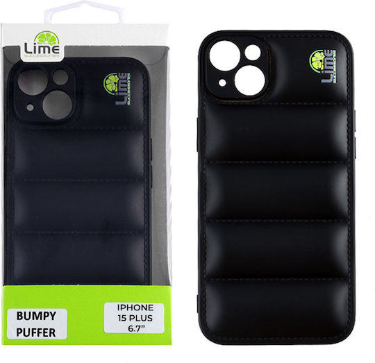 Lime Back Cover Σιλικόνης με Λουράκι Πράσινο (iPhone 15 Plus)