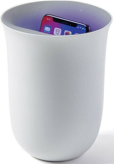 Lexon Ασύρματος Φορτιστής (Qi Pad) 10W Quick Charge 3.0 Λευκός (Oblio)