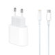 Treqa Ladegerät mit USB-C Anschluss und Kabel Blitzschlag 20W Weißs (CH-9025)