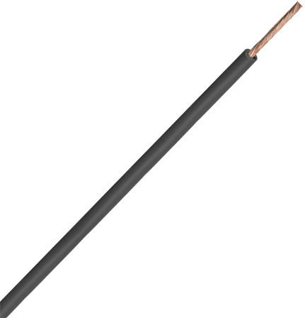 Elmark Netzkabel Typ NYAF mit Kabeleigenschaften 1x1.5mm² in Braune Farbe 1m