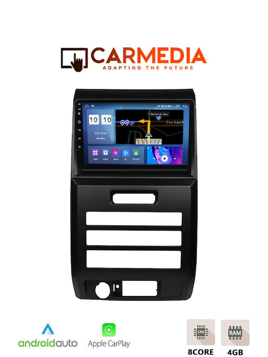 Carmedia Sistem Audio Auto pentru Ford Raptor F150 2004-2014 (Bluetooth/USB/WiFi/GPS/Apple-Carplay/Android-Auto) cu Ecran Tactil 9"