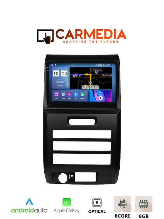 Carmedia Sistem Audio Auto pentru Ford Raptor F150 2004-2014 (Bluetooth/USB/WiFi/GPS/Apple-Carplay/Android-Auto) cu Ecran Tactil 9.5"