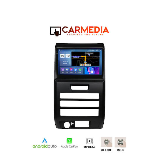 Carmedia Автомобилна Аудио Система (Блутут/USB/WiFi/GPS/Apple-Carplay/Android-Auto) с Тъчскрийн 9.5"