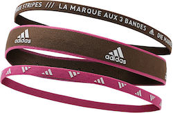 adidas Bentiță De Păr Maro 3 Bucăți