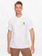 Gant Bluza Bărbătească cu Mânecă Scurtă Polo White 2002014-110